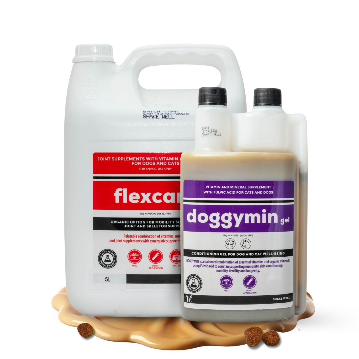 Flexcare & Doggymin (Joint & Skin Support For Dogs)