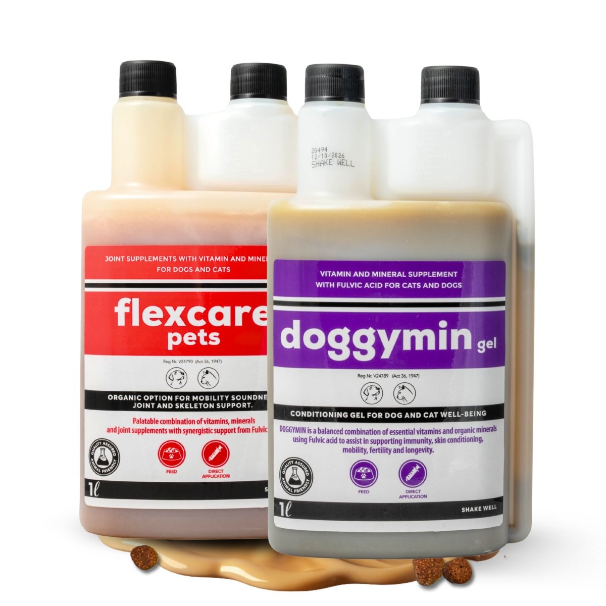 Flexcare & Doggymin (Joint & Skin Support For Dogs)