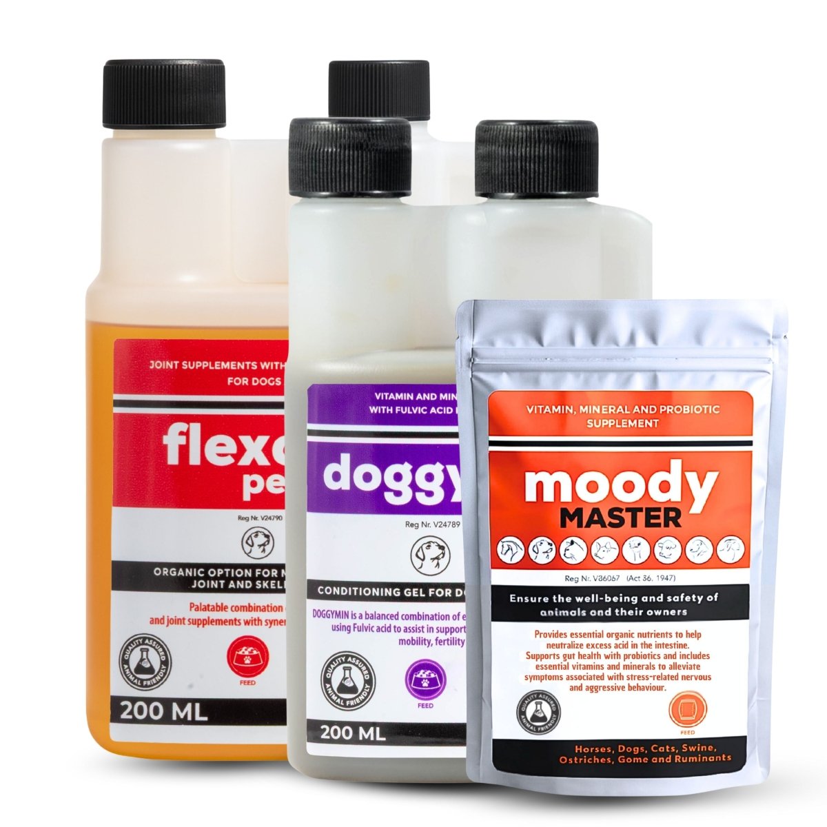 Flexcare, Doggymin & Moody Master (Ultimate Wellness for Dogs & Cats)