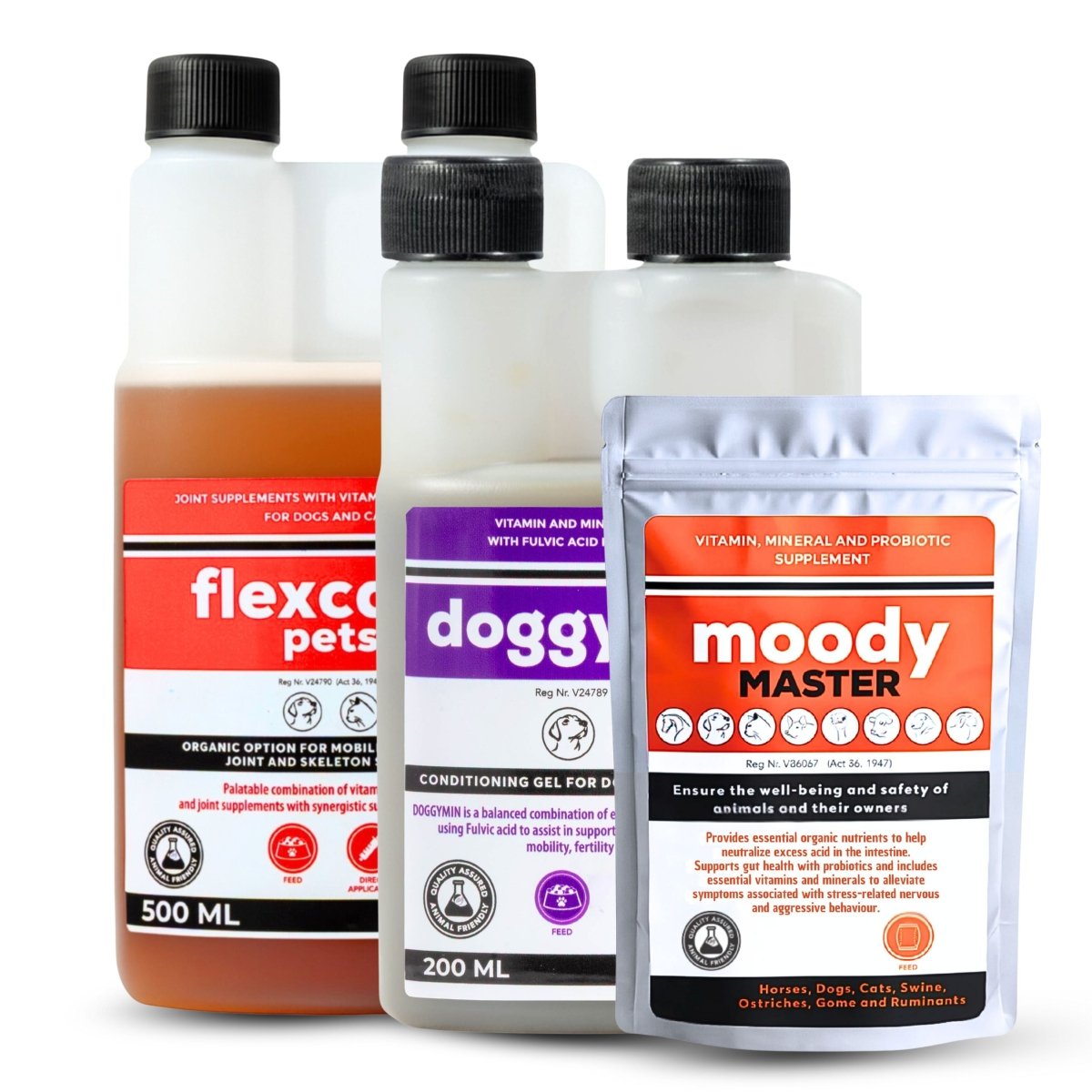 Flexcare, Doggymin & Moody Master (Ultimate Wellness for Dogs & Cats)
