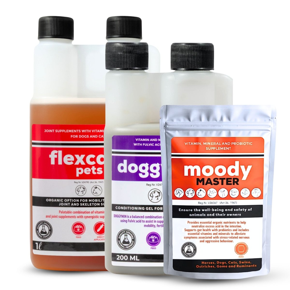 Flexcare, Doggymin & Moody Master (Ultimate Wellness for Dogs & Cats)