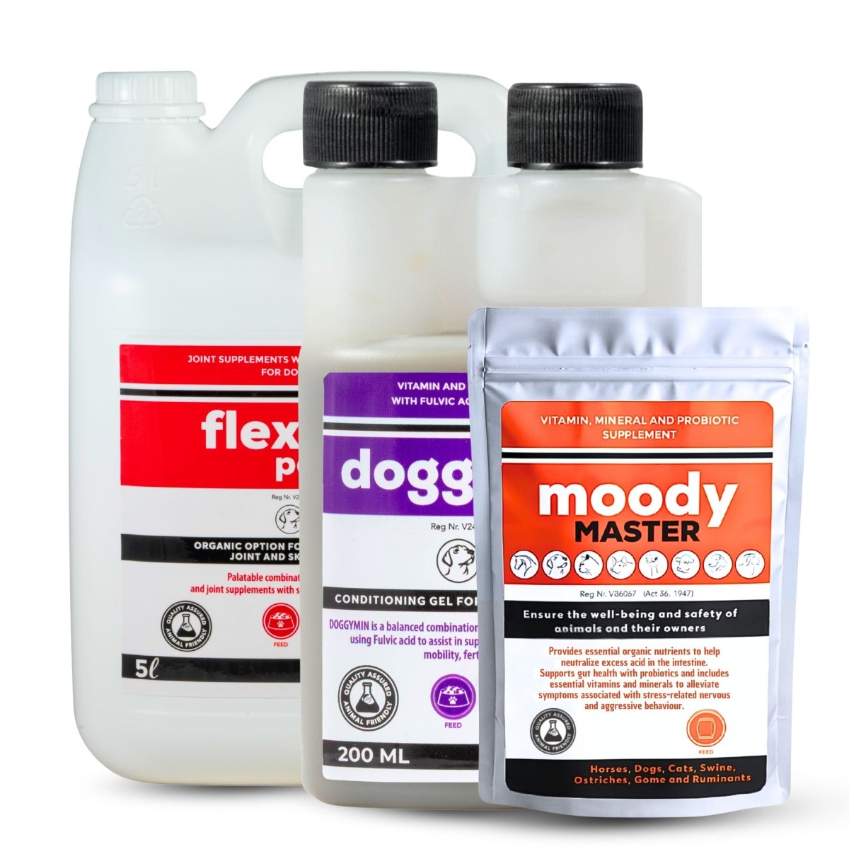 Flexcare, Doggymin & Moody Master (Ultimate Wellness for Dogs & Cats)