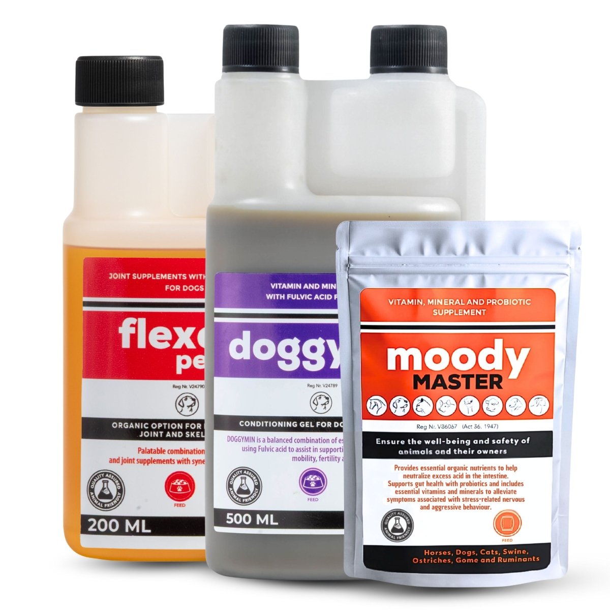 Flexcare, Doggymin & Moody Master (Ultimate Wellness for Dogs & Cats)