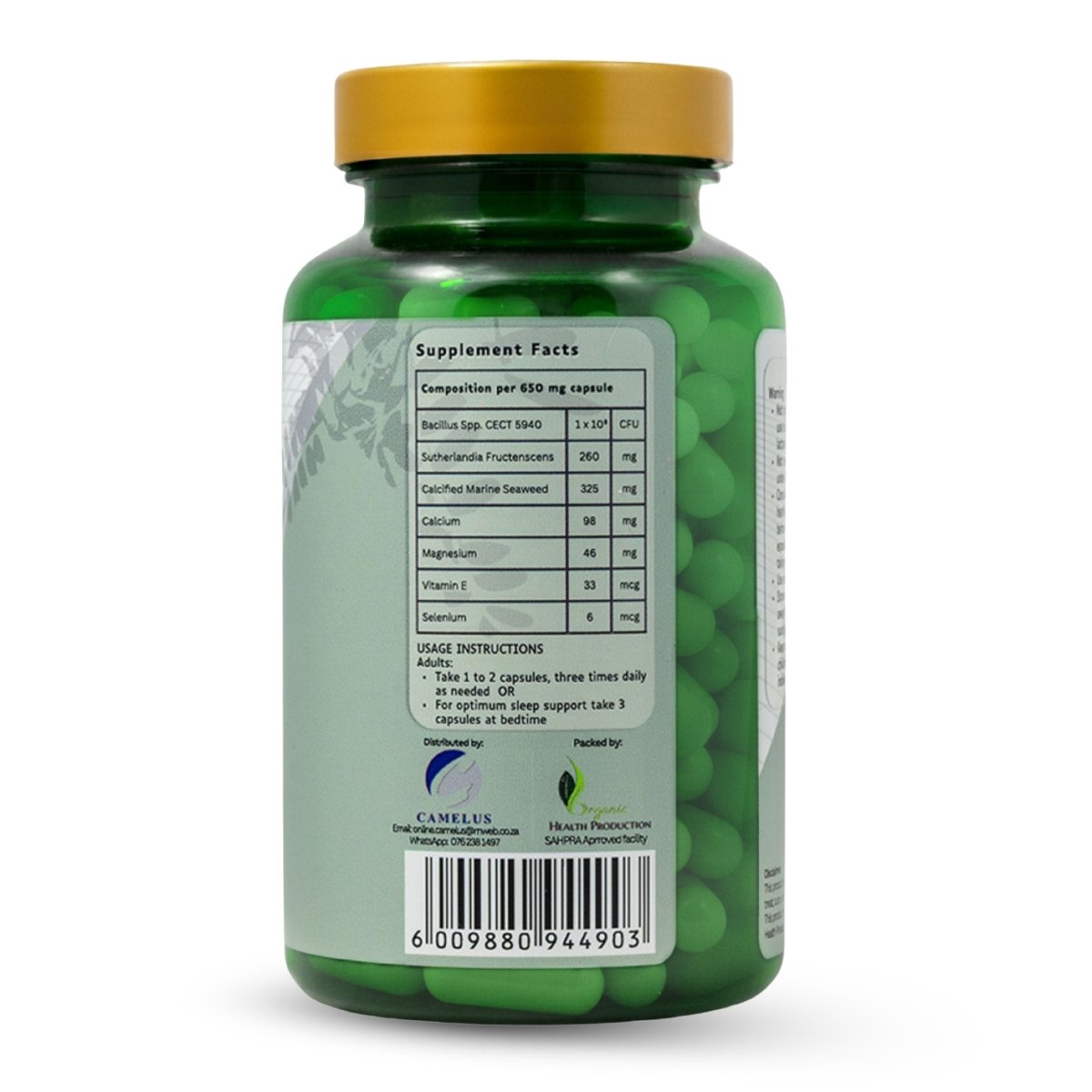 HuCalm | Daily Gut & Mind Support (Restful Sleep, Balanced Mood)