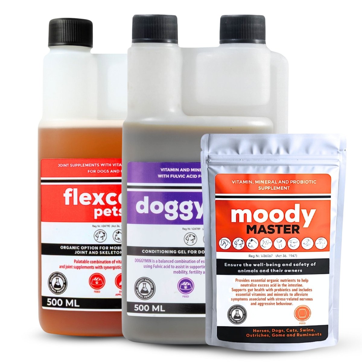 Flexcare, Doggymin & Moody Master (Ultimate Wellness for Dogs & Cats)