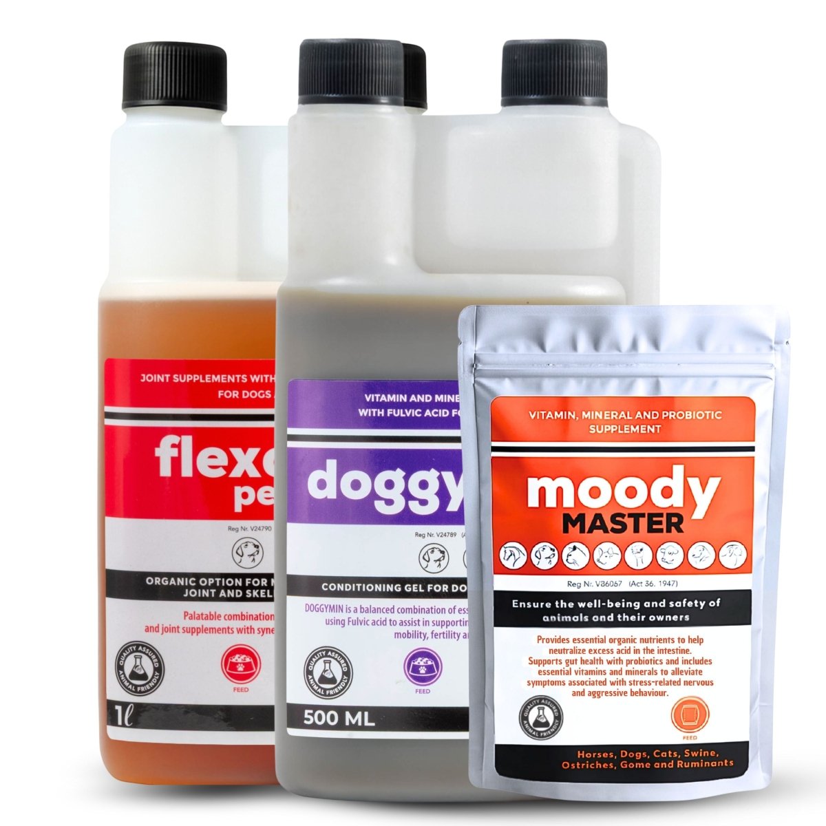 Flexcare, Doggymin & Moody Master (Ultimate Wellness for Dogs & Cats)