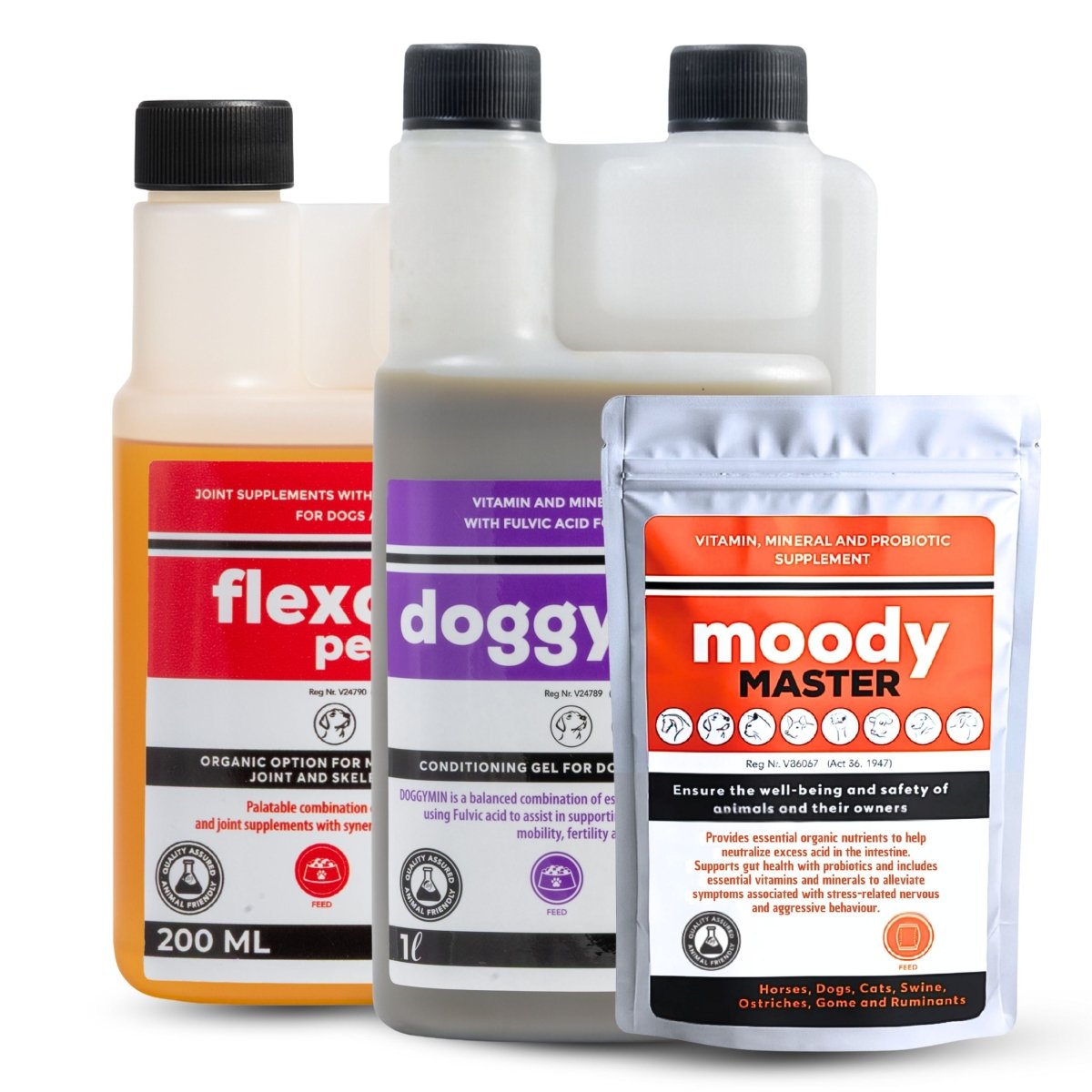 Flexcare, Doggymin & Moody Master (Ultimate Wellness for Dogs & Cats)