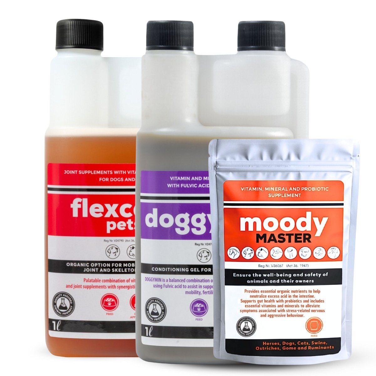 Flexcare, Doggymin & Moody Master (Ultimate Wellness for Dogs & Cats)