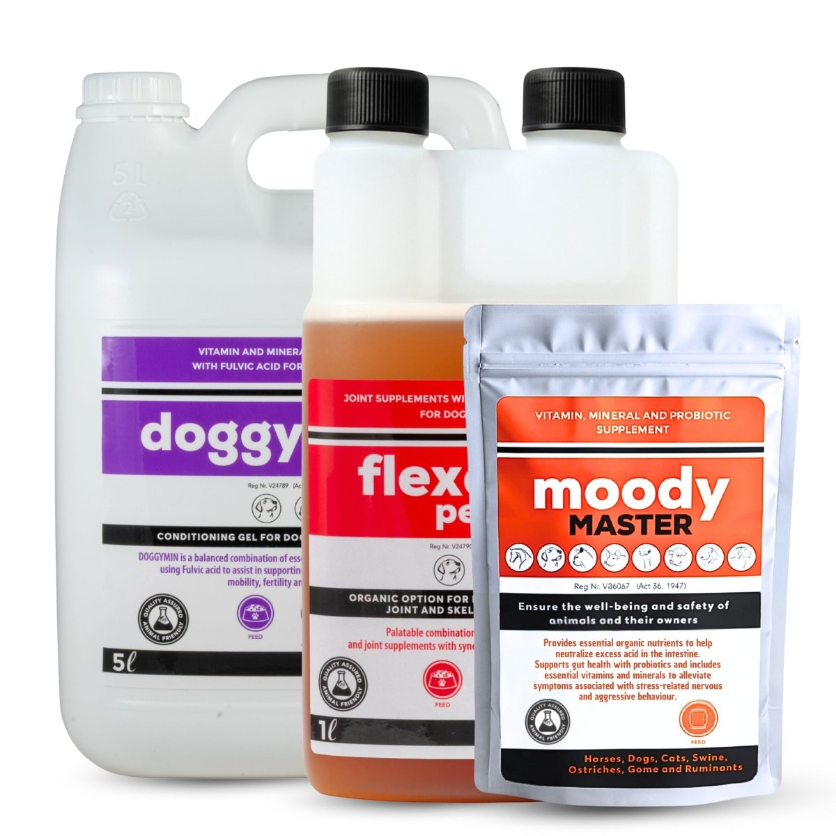 Flexcare, Doggymin & Moody Master (Ultimate Wellness for Dogs & Cats)