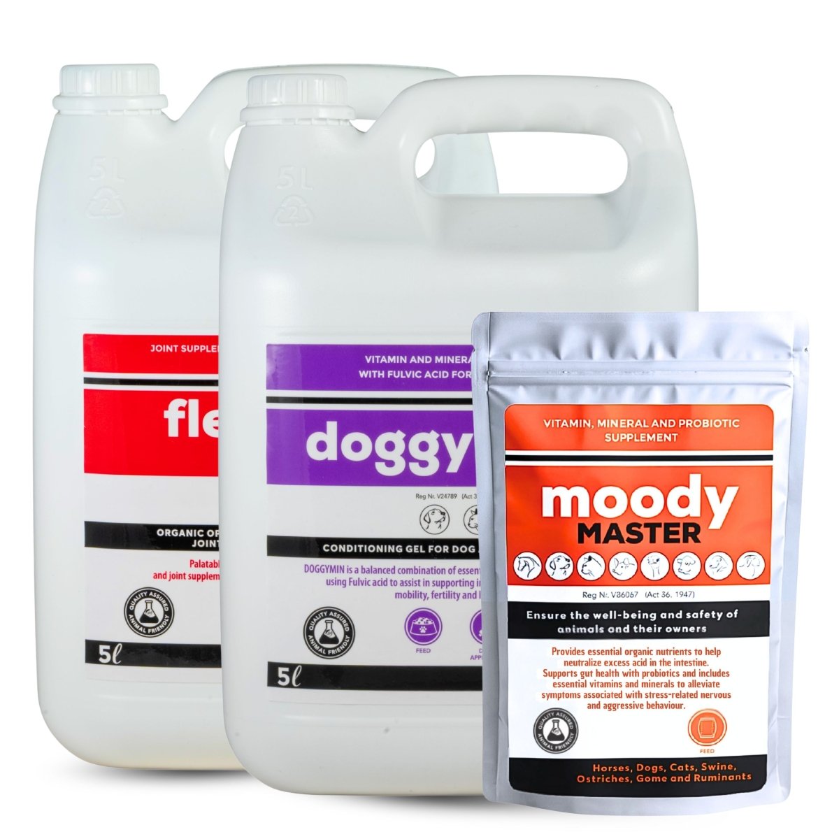 Flexcare, Doggymin & Moody Master (Ultimate Wellness for Dogs & Cats)