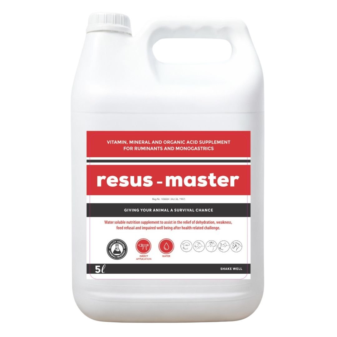 Resus-Master - Emergency Recovery, Vitality & Hydration Support for Livestock (5L)