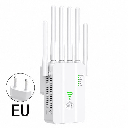 US EU Standard 1200Mbps Repetidor De WiFi Booster Amplifier Signal Extender Long Distance WiFi Signal Extender WiFi Repeater
