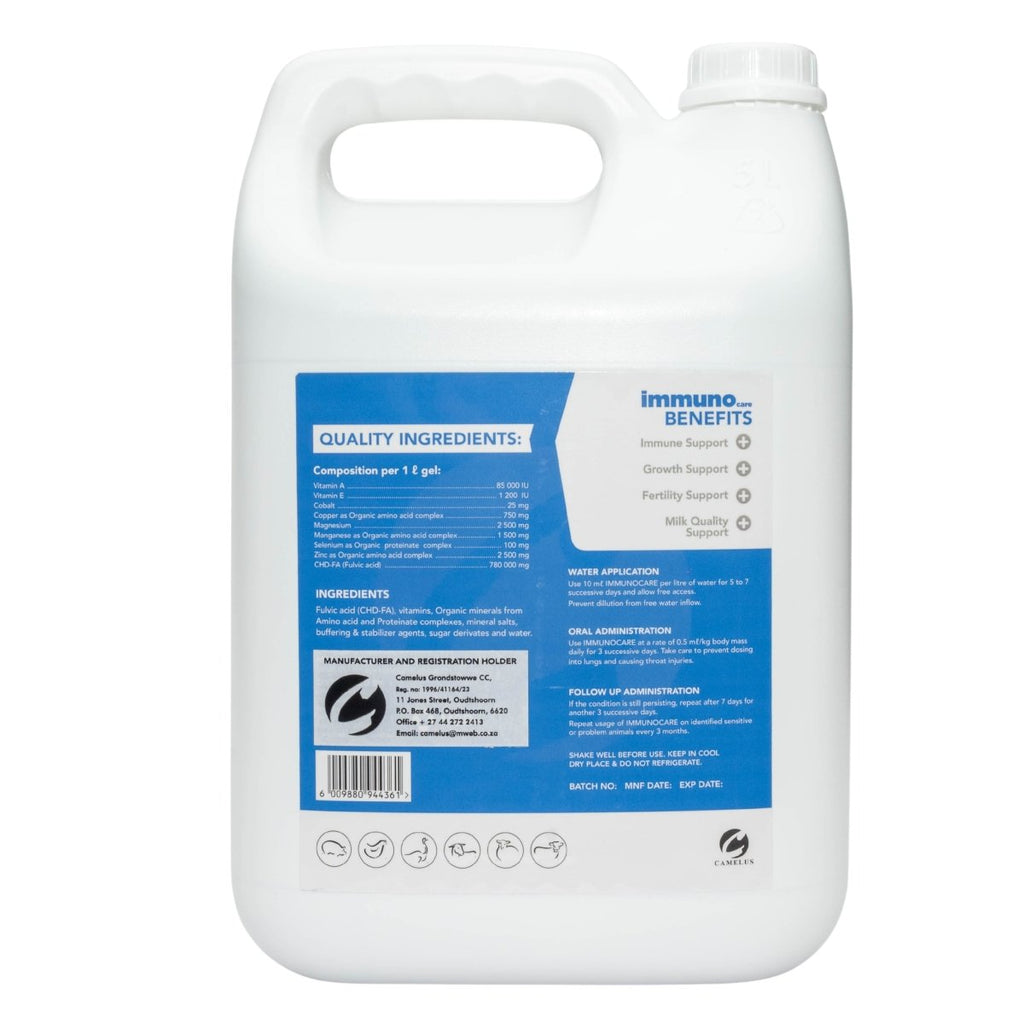 Immunocare (Supplement For Poultry, Ostriches, Ruminants, Swine, Pigeons & Horses)