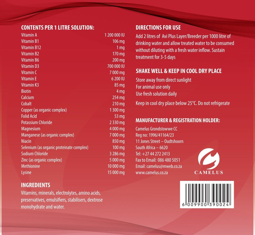 Avi Layer & Breeder (Fertility, Egg Quality & Skeletal Support for All Birds)