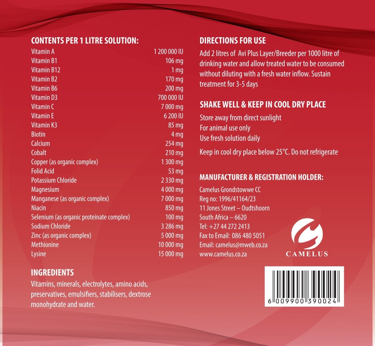 Avi Layer & Breeder (Fertility, Egg Quality & Skeletal Support for All Birds)