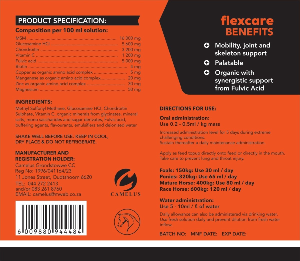 Flexcare Equine (Joint Supplement For Horses)