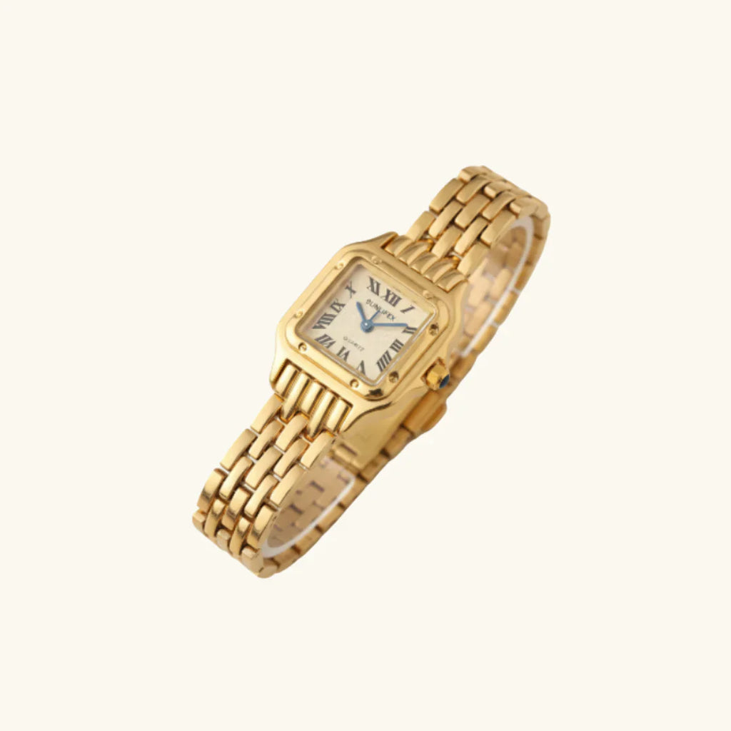 Old Money Classic Watch – 18K Gold Plated