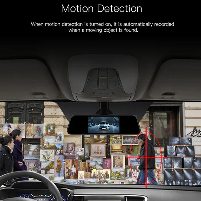Dash Cam Ultra HD 1080P 5.5 inch IPS Touch Screen Car DVR Driving Recorder