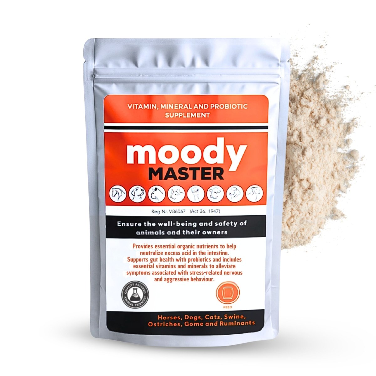Moody Master (Natural Calmness, Focus & Gut Support for Horses) (1kg)