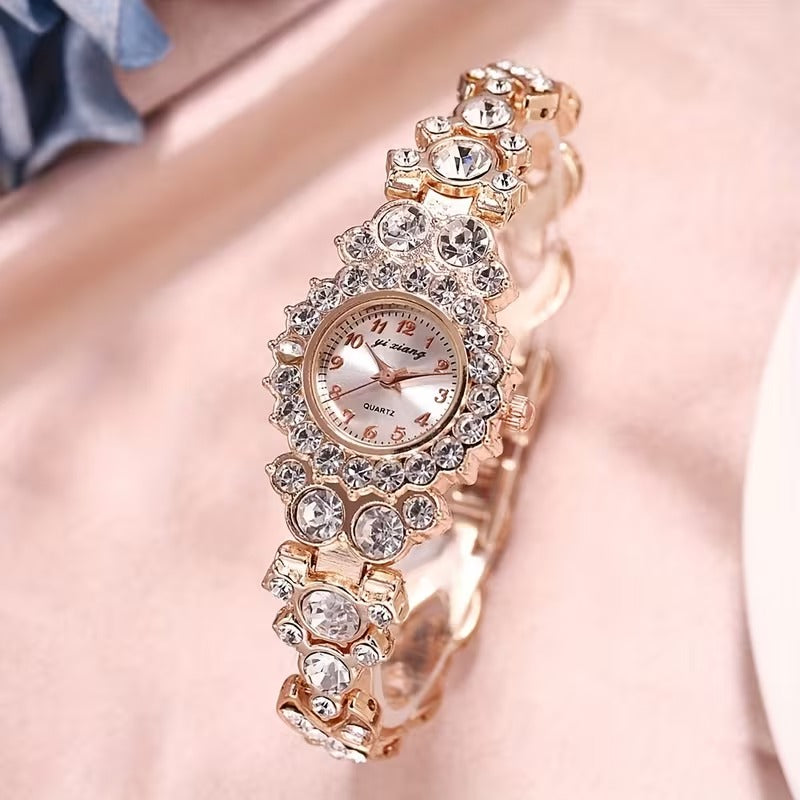 Elegant Rhinestone Bracelet Watch Womens Style
