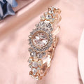 Elegant Rhinestone Bracelet Watch Womens Style