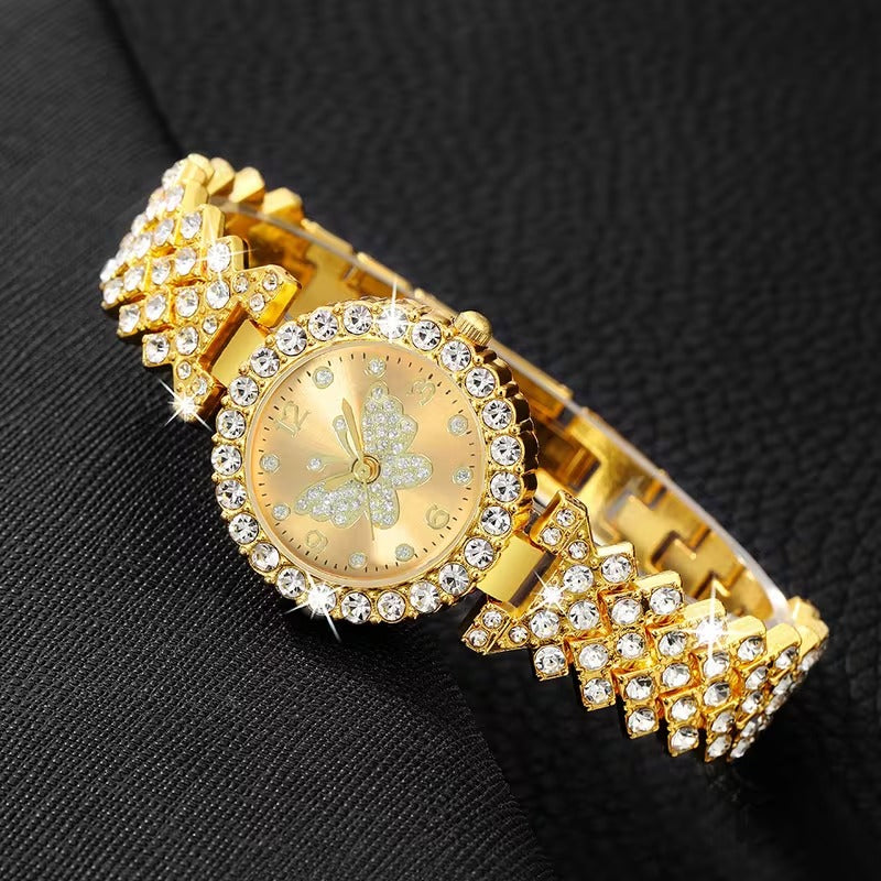 GraceAura Christian Bracelet Watch Jewelry Set