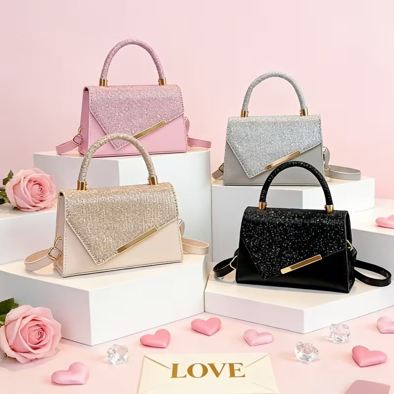 Artistic Diamond Crossbody Bag Luxury Style