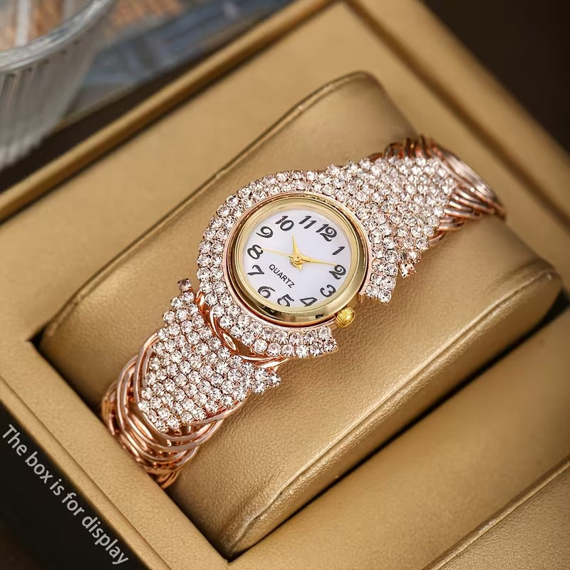 Aurelle Luxe Quartz Watch Timeless Elegance