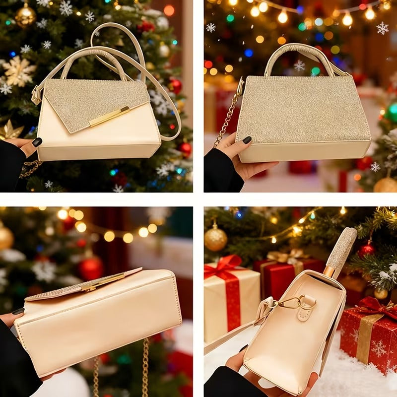 Artistic Diamond Crossbody Bag Luxury Style