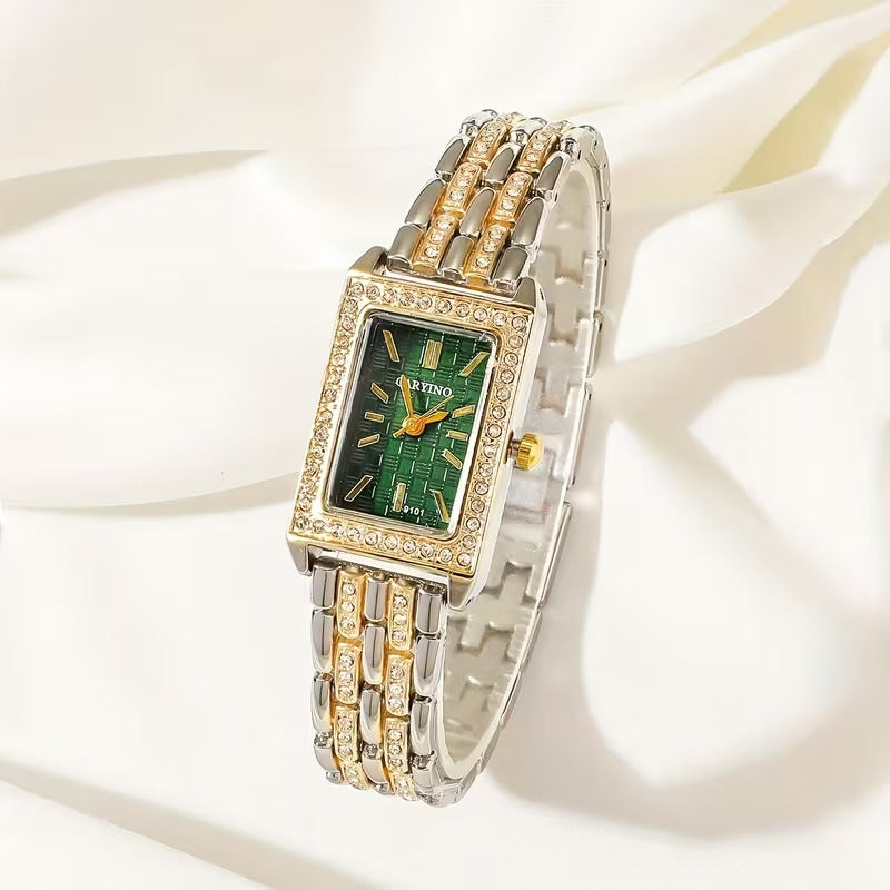 Old Money Rhinestone Womens Watch Luxury
