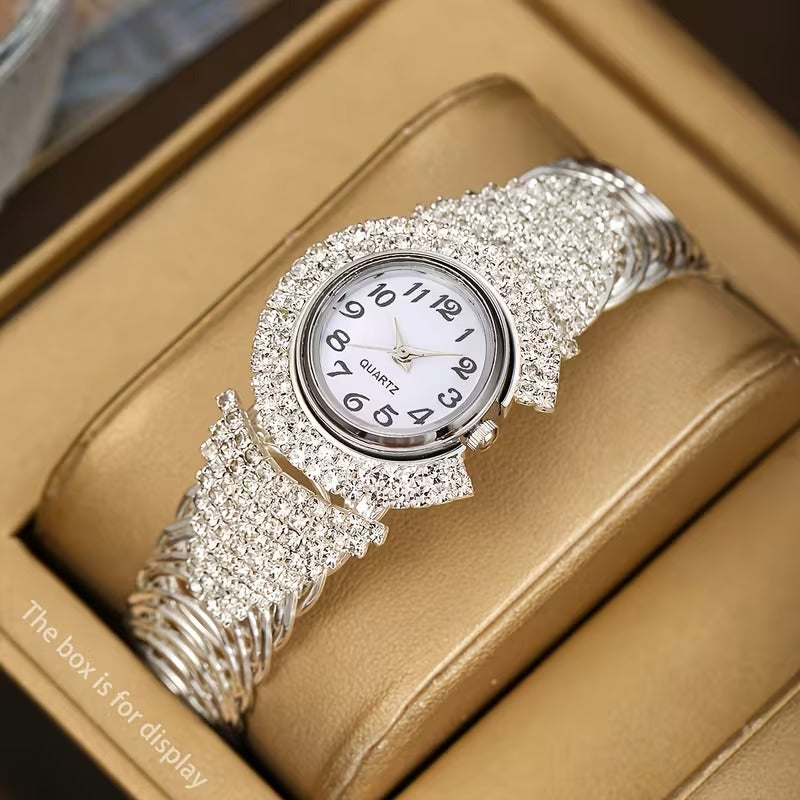 Aurelle Luxe Quartz Watch Timeless Elegance