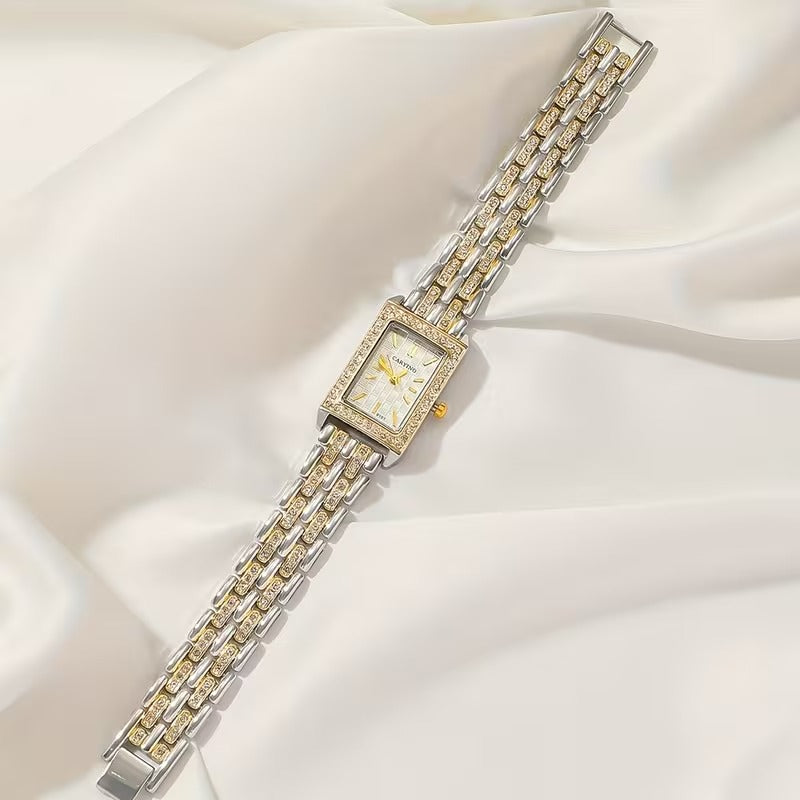 Old Money Rhinestone Womens Watch Luxury