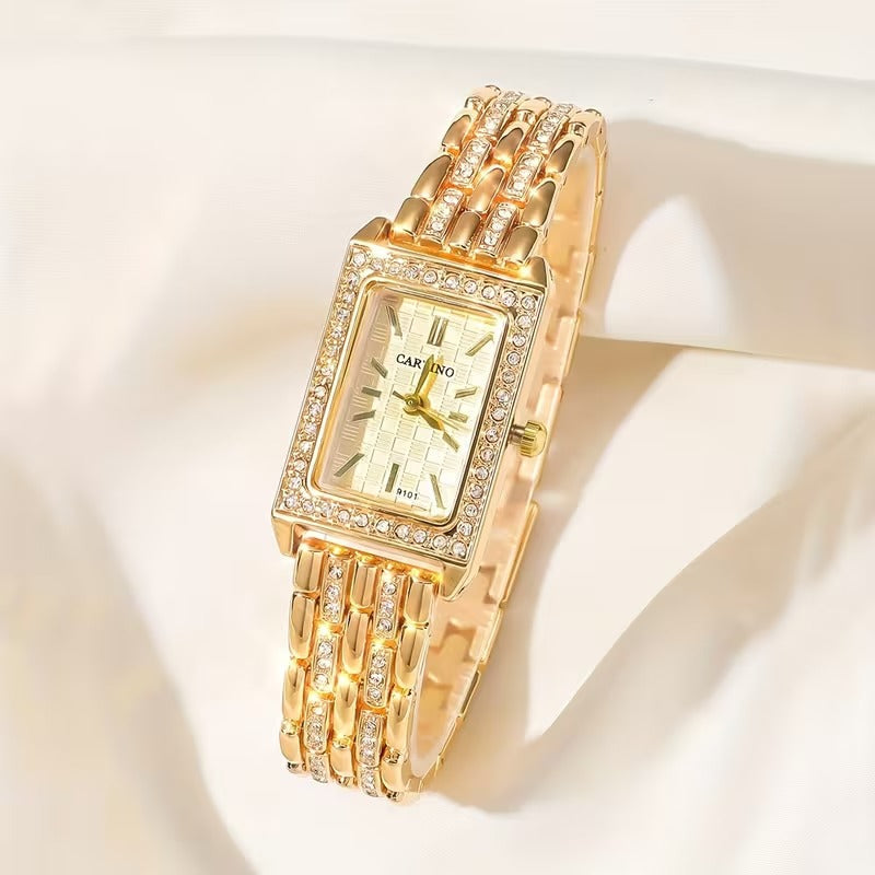 Old Money Rhinestone Womens Watch Luxury