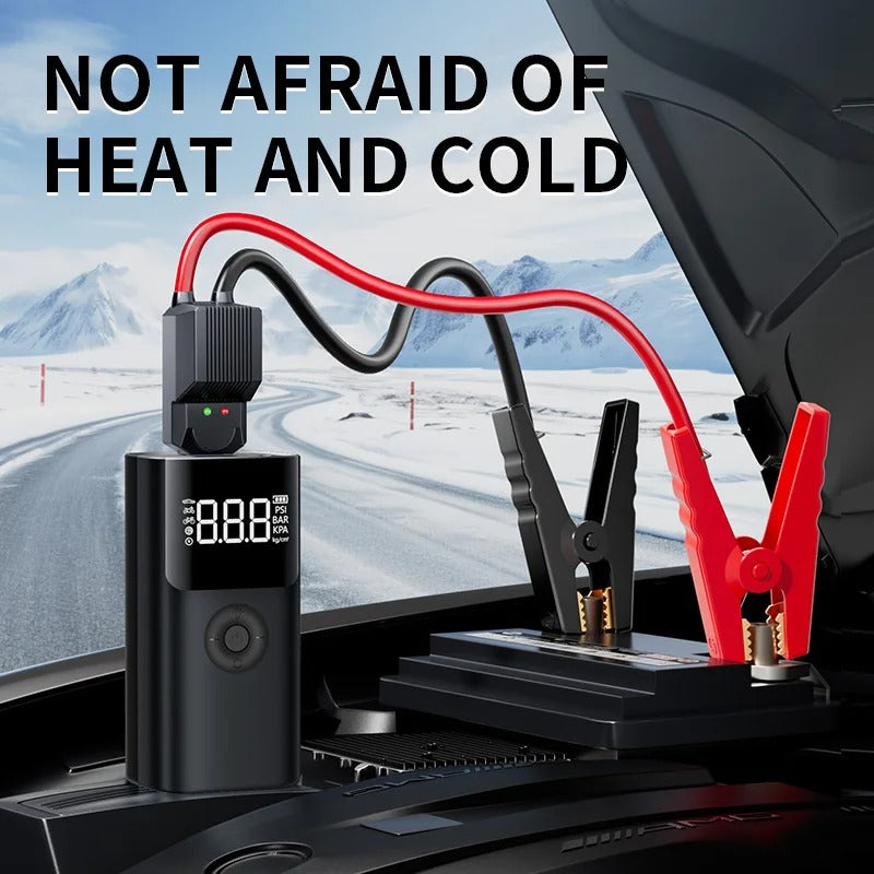 4-in-1 Portable Car Battery Jump Starter